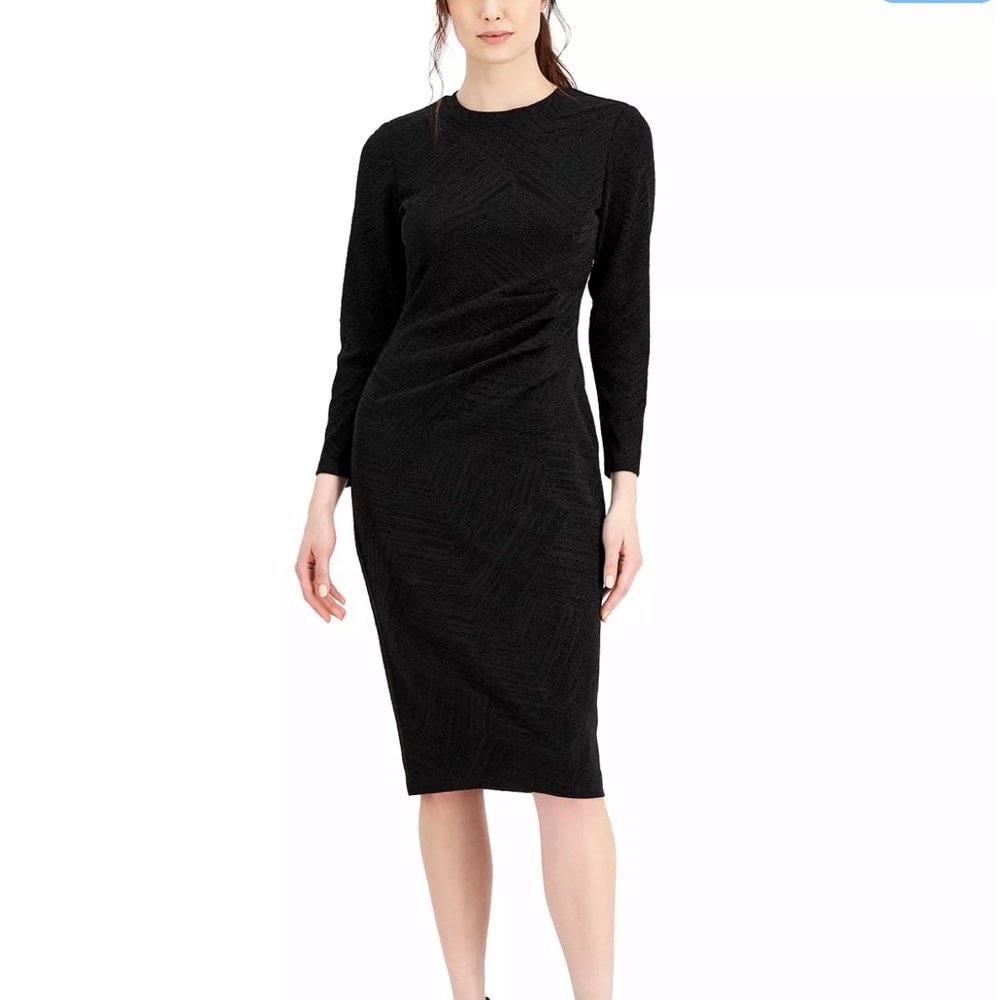 ANNE KLEIN
Metallic Bodycon Dress
